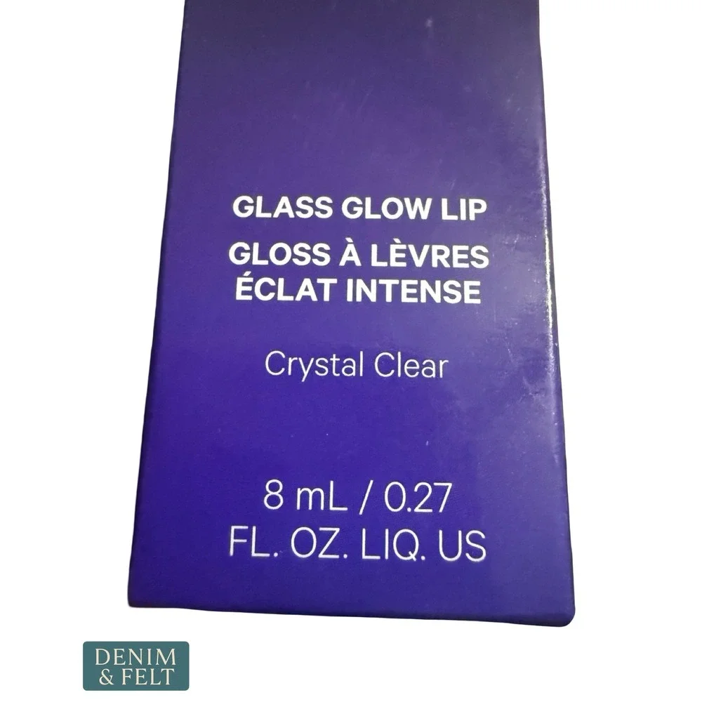 NEW Kevyn Aucoin Glass Glow Lip Gloss Crystal Clear Iridescent High Shine 0.27oz